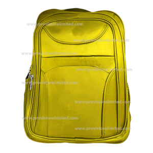 Back Pack - Yellow Fabric / School Bag / Backpack