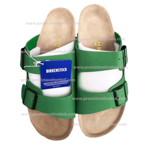 Birkenstock - Double Strapped Dark Green Leather Birkenstock
