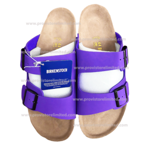 Birkenstock - Double Strapped Purple Leather Birkenstock