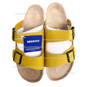 Birkenstock - Double Strapped Yellow Leather Birkenstock