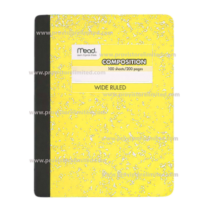 Notebook - Composition Yellow