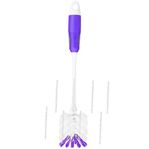 Toilet Brush with Container - Purple