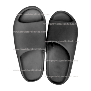 Slippers - Black Plastic