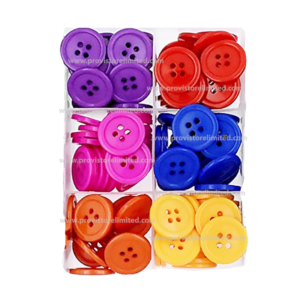 Buttons - Mixed Colours
