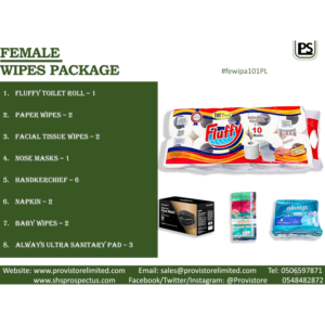 1. Ladies Wipes Package - [#fewipa101PL]