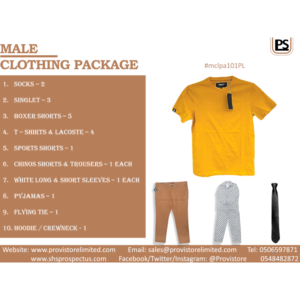 1. Gentlemen Clothing Package - [#mclpa101PL]
