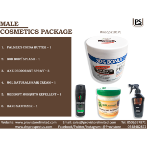 1. Gentlemen Cosmetics Package 01 - [#mcopa101PL]