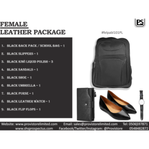 1. Ladies Black Leather Package 01 - [#felpabl101PL]