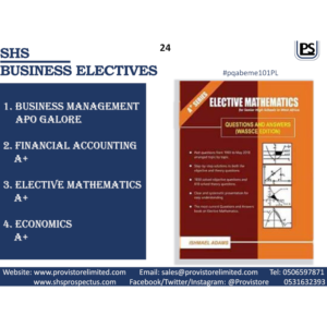 Business With Elective Maths Electives Past Questions & Answers [#pqabeme101PL]