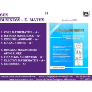 Business With Elective Maths All Past Questions & Answers [#pqabema101PL]