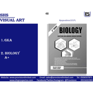 Visual Art with Biology Electives Past Questions & Answers [#pqavabioe101PL]
