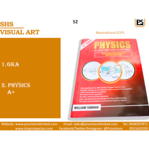 Visual Art with Physics Electives Past Questions & Answers [#pqavaphyse101PL]