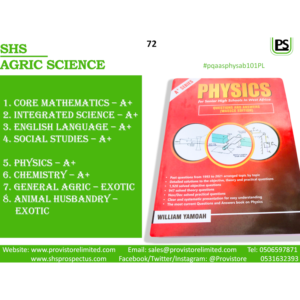 Agric with Physics All Past Questions & Answers [#pqaasphysab101PL]