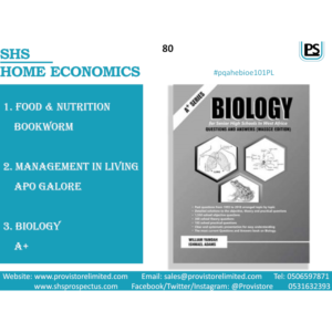 Home Economics with Biology Electives Past Questions & Answers [#pqahebioe101PL]