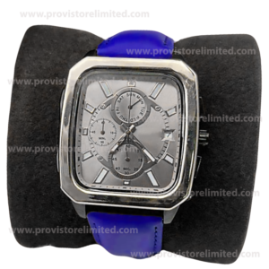 Watch - Male Leather Analog Blue Wrist Watch