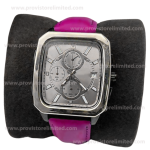 Watch - Male Leather Analog Pink Wrist Watch