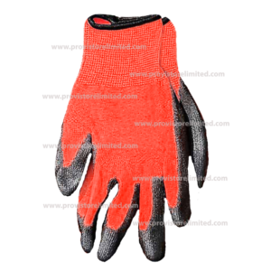 Hand Gloves - Cloth Material Orange