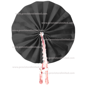 Hand Fan - African Made Black