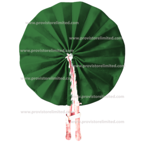 Hand Fan - African Made Dark Green