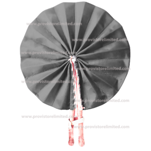 Hand Fan - African Made Gray