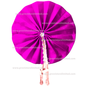 Hand Fan - African Made Pink