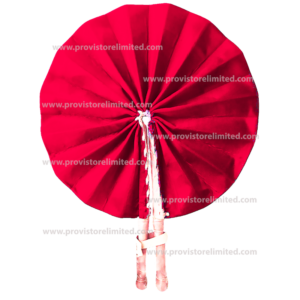 Hand Fan - African Made Red