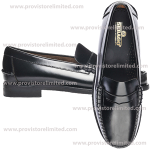 Shoe - Loafer Shoe Black Leather