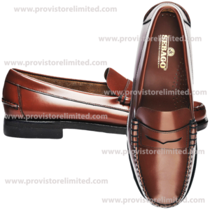 Shoe - Loafer Shoe Brown Leather