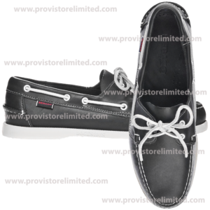 Shoe - Sebago Black and White Leather