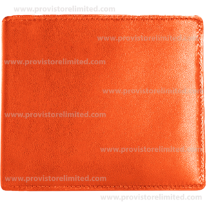 Wallet - Leather Orange