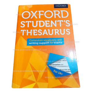 Dictionary - English Oxford Students Thesaurus