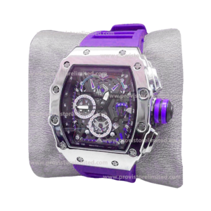Watch - Male Plastic Strap Analog Purple Wrist Watch