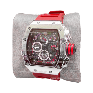 Watch - Male Plastic Strap Analog Red Wrist Watch