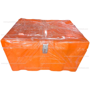 Chop Box (Small Size) - Plastic Lockable Orange ChopBox
