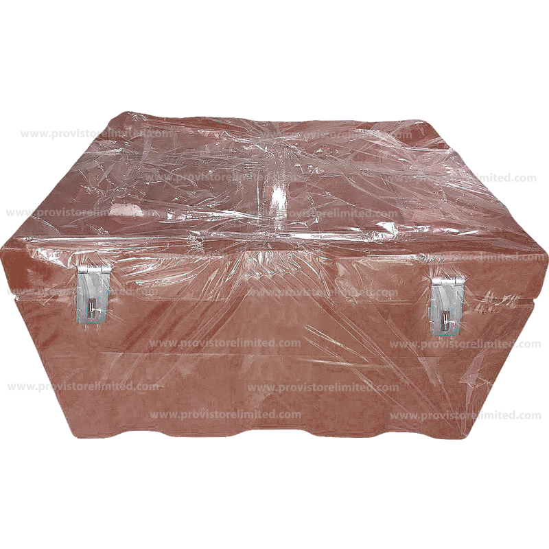 Chop Box (Medium Size) - Plastic Lockable Brown ChopBox / Trunk