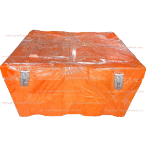 Chop Box (Medium Size) - Plastic Lockable Orange ChopBox / Trunk