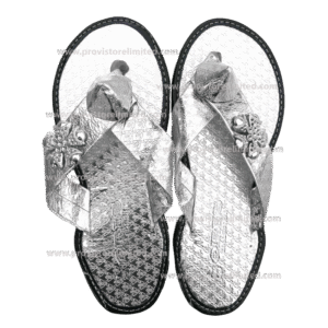 Ahenema - Ladies Silver Slippers