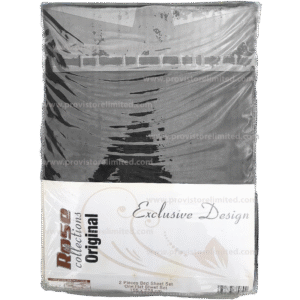 Bedsheet Black & Pillow Case