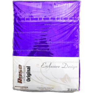 Bedsheet - Purple & Pillow Case