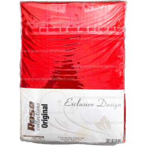 Bedsheet - Red & Pillow Case