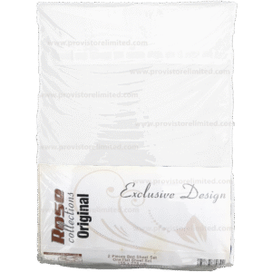 Bedsheet - White & Pillow Case