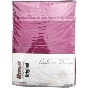 Bedsheet - Wine & Pillow Case