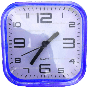 Clock - Bed side Blue Portable Alarm Clock