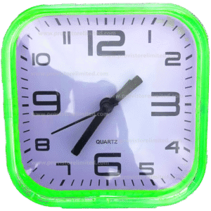Clock - Bed side Green Portable Alarm Clock