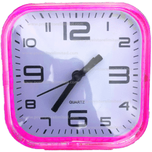 Clock - Bed side Pink Portable Alarm Clock