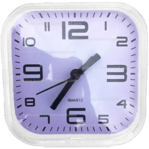 Clock - Bed side White Portable Alarm Clock