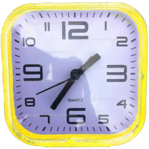 Clock - Bed side Yellow Portable Alarm Clock