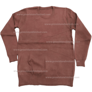 Crewneck Woven - Brown Pullover / Sweater / Sweatshirt