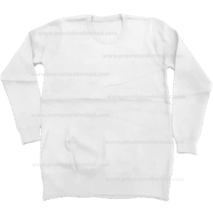 Crewneck Woven - White  Pullover / Sweater / Sweatshirt