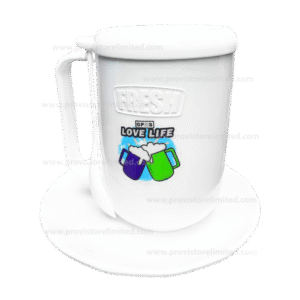 Cup - Mug & Saucer White Melamine / Plastic